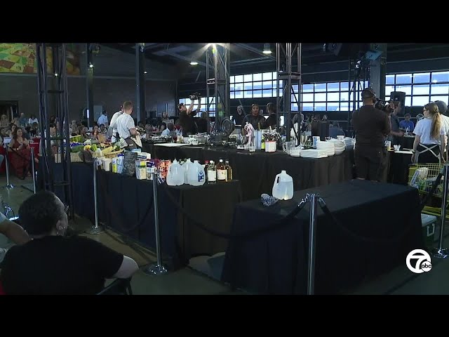 ⁣Iron Chef Detroit pits two top chefs together, raises funds for local nonprofit