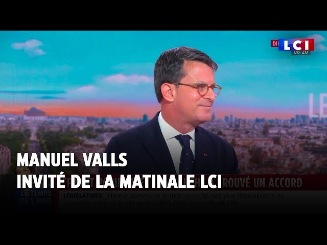 ⁣"Ni RN, ni LFI, tout pour la République" : pour Manuel Valls le Front populaire est "