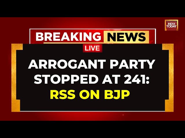 ⁣LIVE | RSS Leader's Dig At BJP | RSS Leader Indresh Criticises BJP's Arrogance For Poll Pe