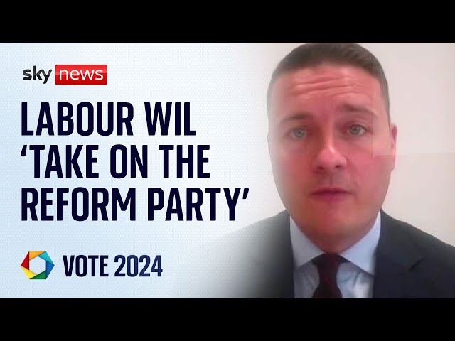 ⁣Labour pledges to 'take on Reform UK' | Vote 24