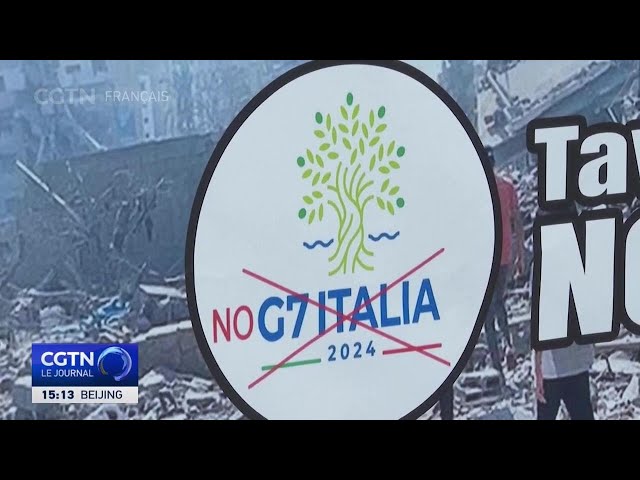 ⁣Italie : les manifestants à Brindisi protestent contre la guerre de Gaza et la crise climatique