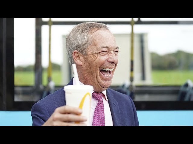 ⁣Nigel Farage’s populist Reform Party overtakes Conservatives, polls show