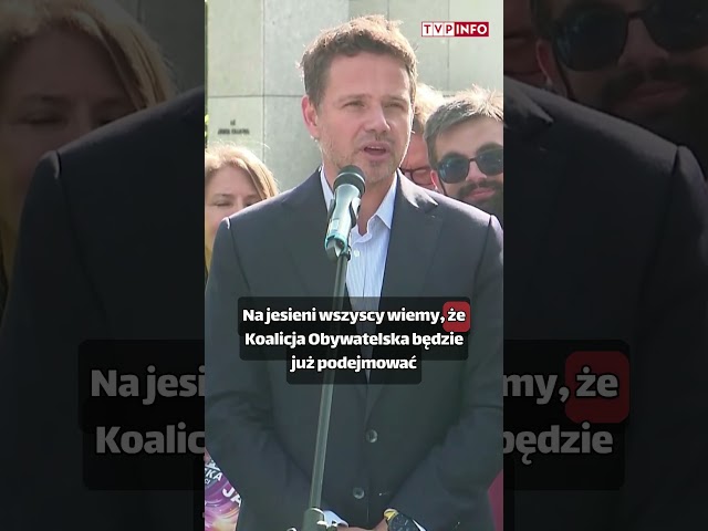 ⁣Rafał Trzaskowski o swoim starcie w wyborach prezydenckich #polskapolityka #wybory #shorts