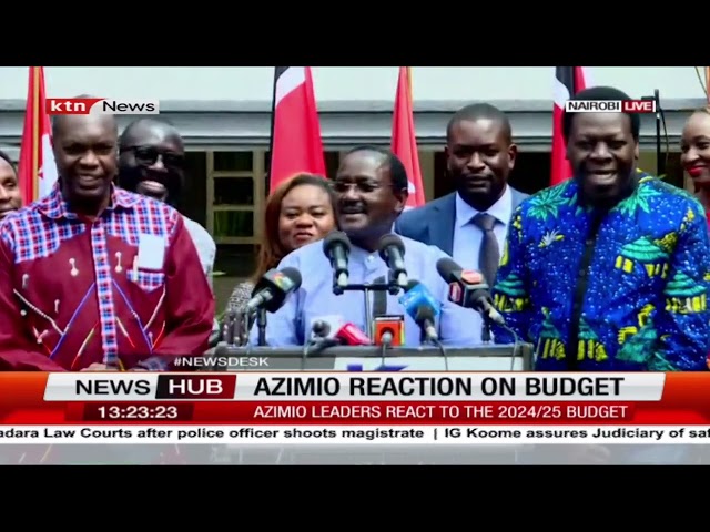 ⁣Azimio reacts to the budget, directs MPs to reject Finance Bill 2024