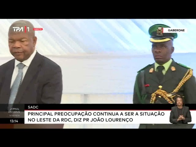 ⁣Presidente João Lourenço - Discursa na sede da SADC