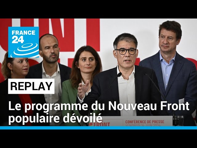 ⁣REPLAY - Le programme de "rupture" du Nouveau Front populaire dévoilé • FRANCE 24