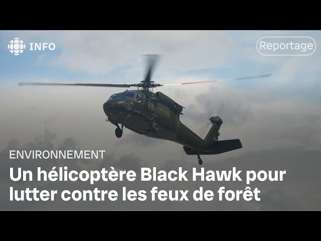 ⁣Une entreprise s’équipe d’un Black Hawk pour lutter contre les feux de forêt