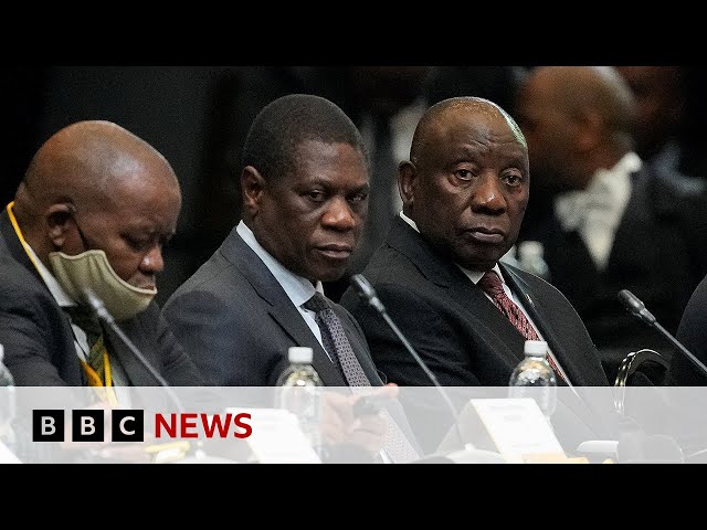 ⁣South African MPs due to elect president but no deal in place | BBC News
