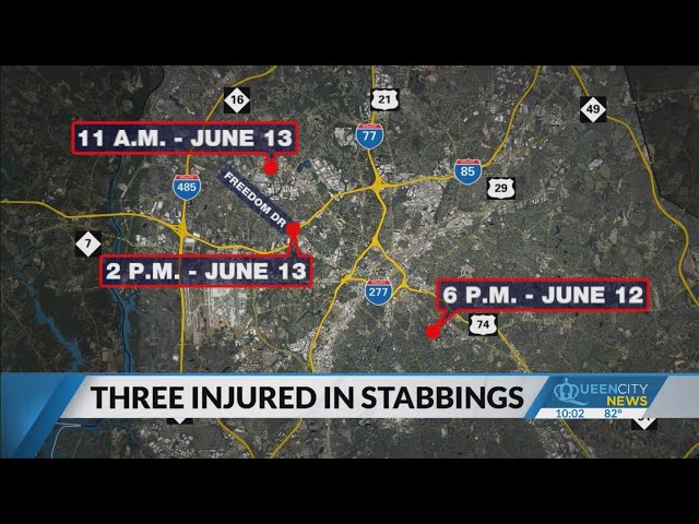 ⁣CLT man charged with 3 different stabbings