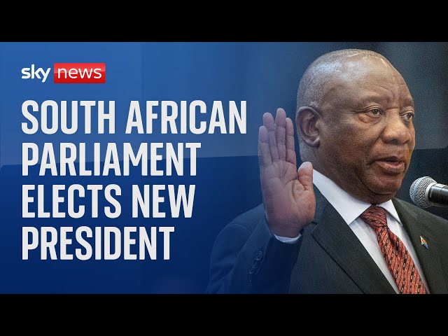 ⁣Watch live: South African president delivers speech following vote in Parliament