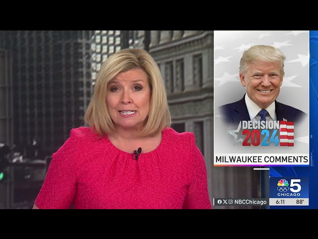 ⁣Trump makes CONTROVERSIAL comments about Milwaukee 