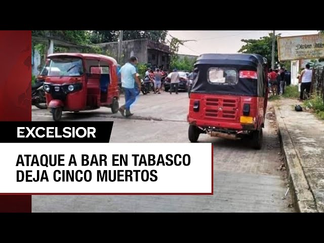 ⁣Ejecutan a seis personas en bar clandestino de Macuspana, Tabasco