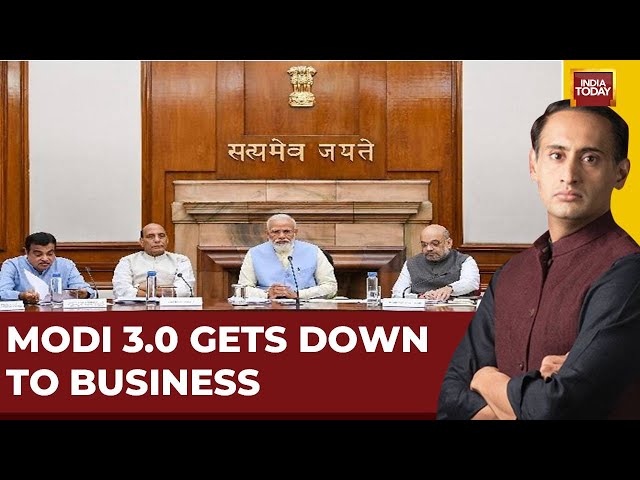 ⁣Newstrack With Rahul Kanwal | Modi 3.0 Gets Down To Business | G7 Summit 2024 | India Today