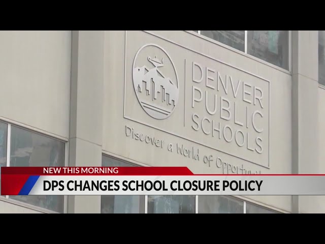 ⁣Denver Public Schools to change school closure policy