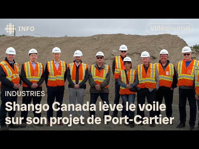 ⁣Shango Canada lève le voile sur son projet de Port-Cartier | Vidéojournal