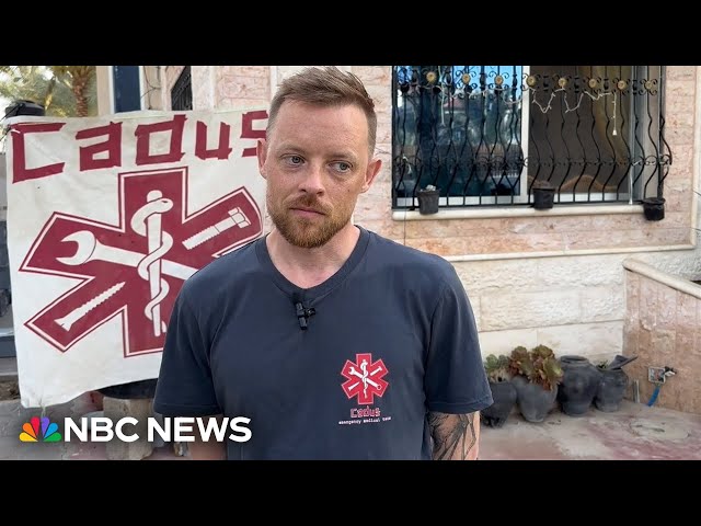 ⁣Gaza hospital eyewitness tells NBC News about victims of Israel's hostage rescue