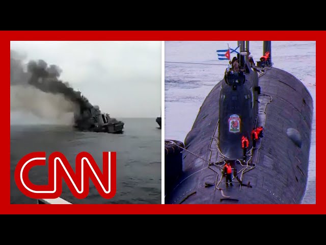 ⁣Russian Navy pounded near home while flexing muscle abroad