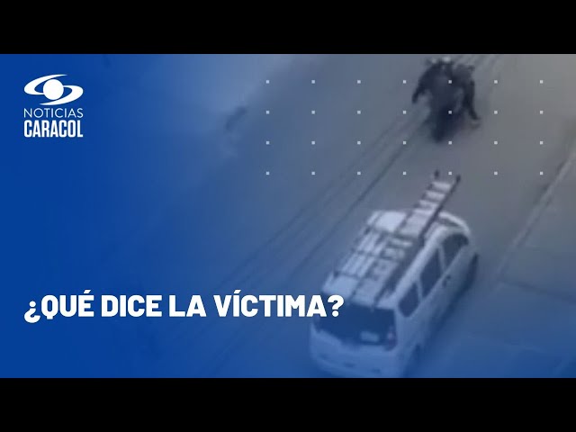 ⁣Habla víctima de fleteo en Bogotá