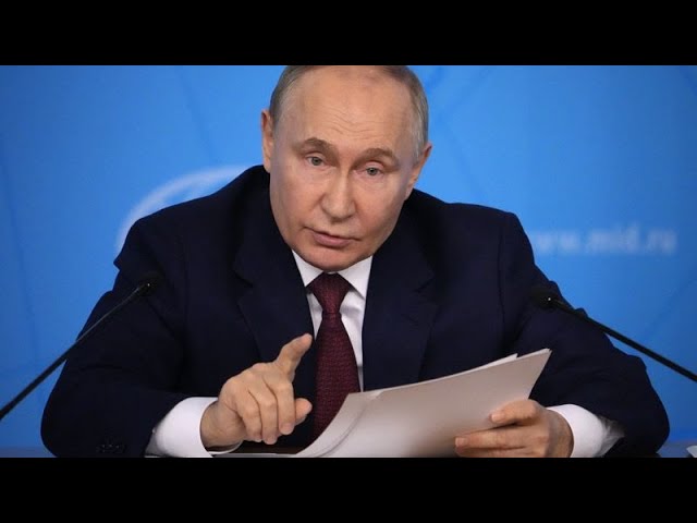 ⁣Poutine fixe ses conditions pour un cessez-le-feu en Ukraine