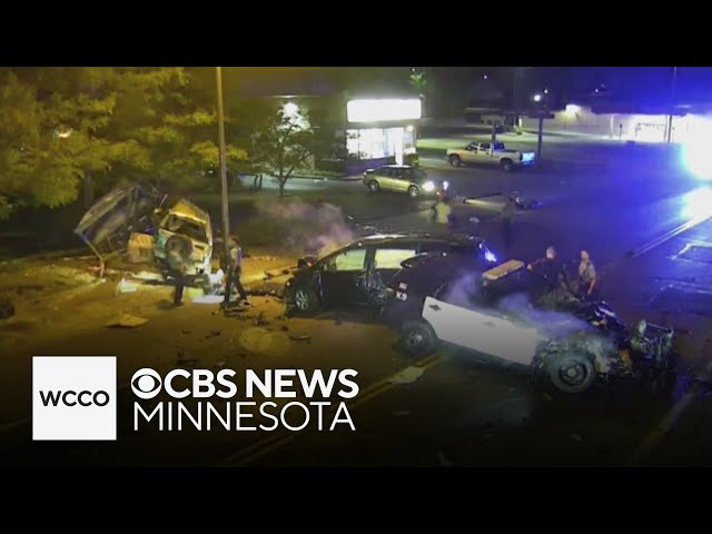 ⁣Video shows lead-up to deadly Minneapolis police pursuit crash that killed bystander