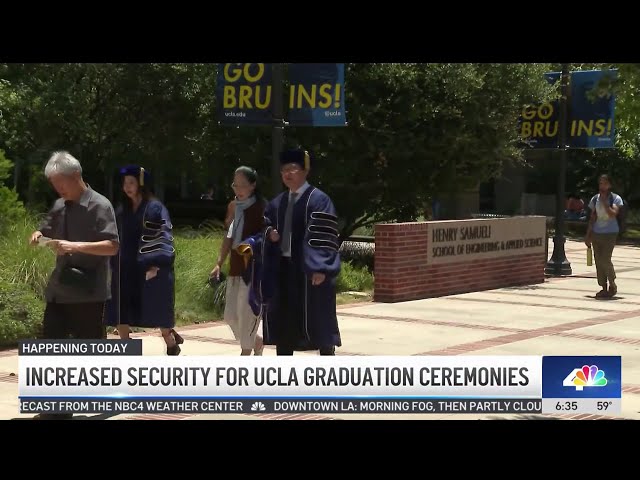 ⁣UCLA to increase graduation security measures after campus protests