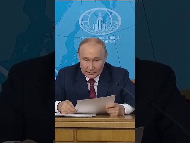 ⁣Putin outlines ceasefire conditions
