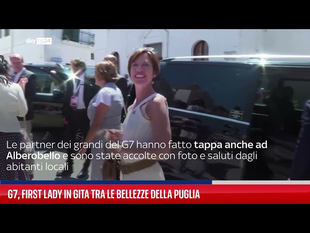 ⁣G7, first lady in gita tra le bellezze della Puglia