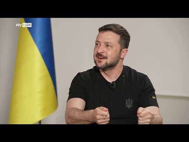 ⁣L'intervista integrale al presidente ucraino Zelensky