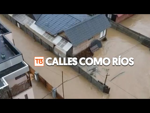 ⁣Calles como ríos: El drama de vecinos de Santa Rita por las inundaciones