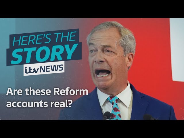⁣Are these Reform accounts real? | ITV News