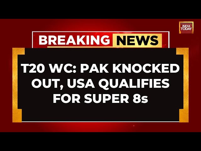 ⁣T20 WC 2024: USA Seal Historic Super 8 Qualification After Ireland Match Washed Out, Pak Knocked Out