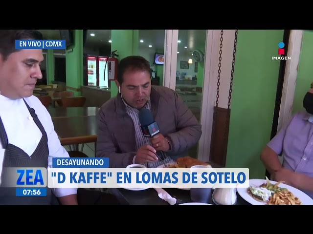 ⁣Atalo Mata desayuna en "D Kaffe" | Noticias con Francisco Zea