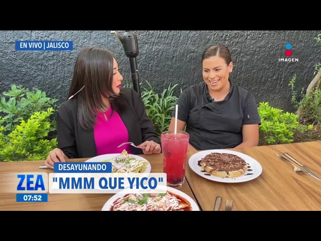 ⁣Nallely Medina desayuna chilaquiles en "Mmm que yico" | Noticias con Francisco Zea