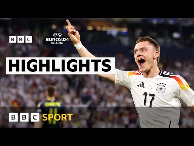 ⁣Ryan Porteous is sent off as Scotland lose 5-1 to Germany in the first match of Euro 2024 | BBC