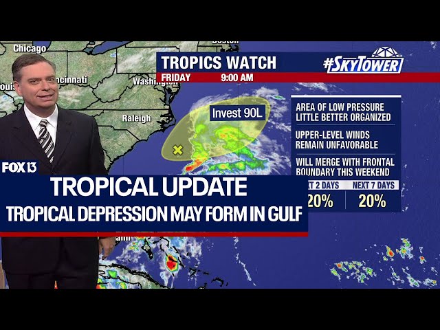 ⁣Tropical depression may form in Gulf of Mexico