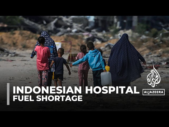 ⁣Indonesian hospital reopens: Only medical centre in area lacking fuel