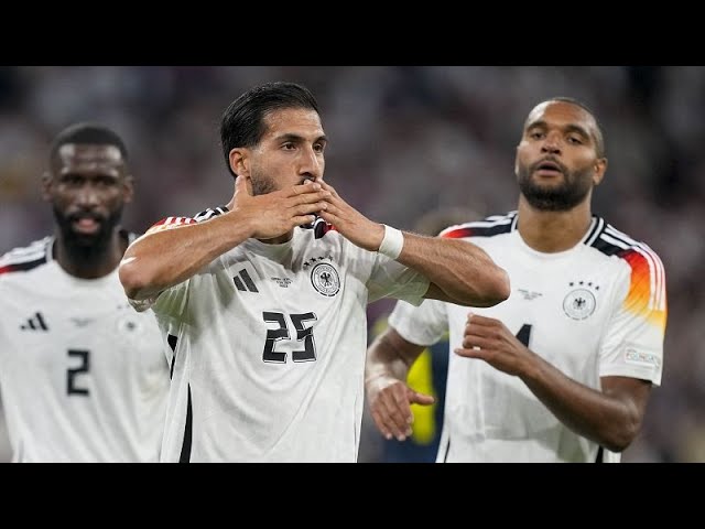 ⁣La anfitriona Alemania golea a Escocia en el partido inaugural de la Eurocopa 2024