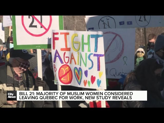 ⁣New study reveals the effects of Bill 21 on Muslim women in Quebec