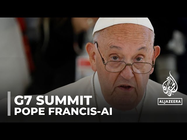 ⁣Pope calls for ban on ‘lethal autonomous weapons’ at G7