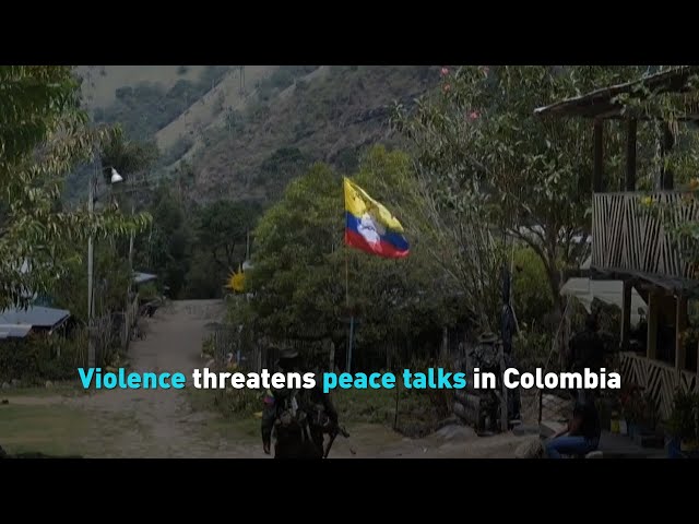 ⁣Violence threatens peace talks in Colombia