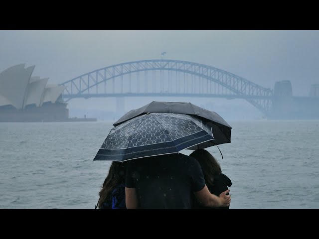 ⁣Wet and rainy Saturday for Sydneysiders