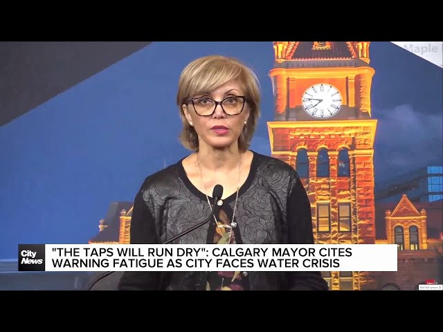 ⁣"The taps will run dry": Calgary mayor cites 'warning fatigue' as city faces wat