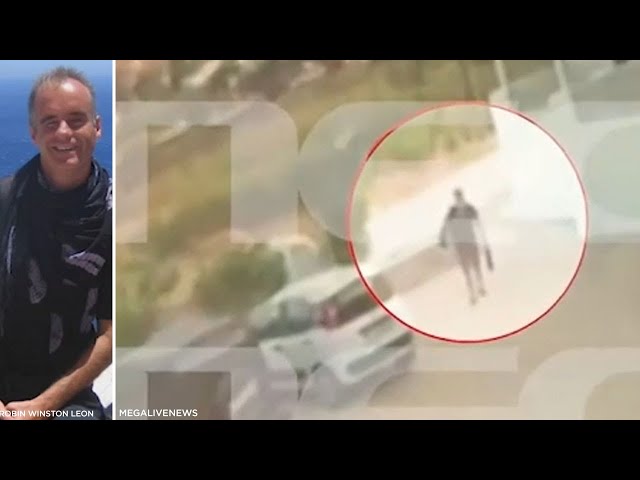 ⁣Video appears to show last known sighting of Albert Calibet, missing in Greece