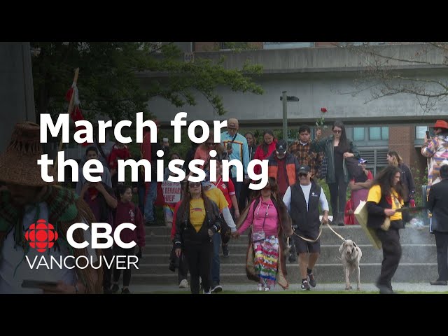 ⁣Hundreds march in Vancouver for missing and murdered Indigenous men, boys and 2-spirit people