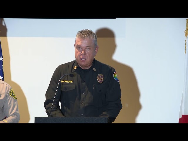 ⁣Watch Live: Authorities address firefighter's death during response to vehicle fire in Antelope