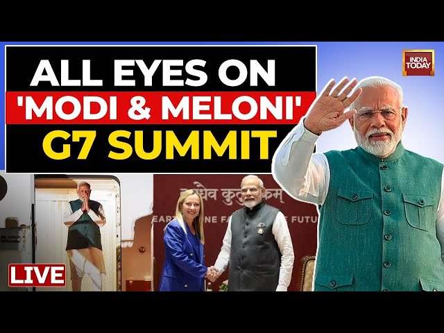 ⁣G7 Summit LIVE Updates: PM Modi In Italy For G7 Summit | G7 Summit LIVE News | PM Modi LIVE