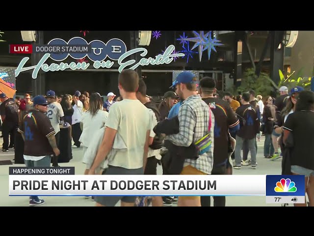 ⁣Dodgers celebrate LGBTQ+ community with Pride Night