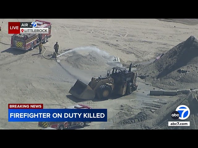 ⁣LA County firefighter killed in line of duty in Littlerock