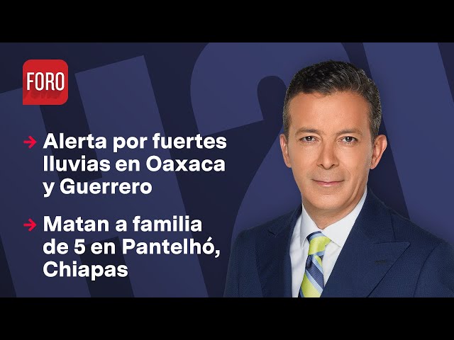 ⁣Matan a familia de 5 en Pantelhó, Chiapas / Hora 21 con José Luis Arévalo - 14 de junio 2024