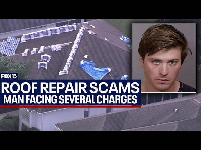 ⁣Florida man accused of fraudulent roof repair claims